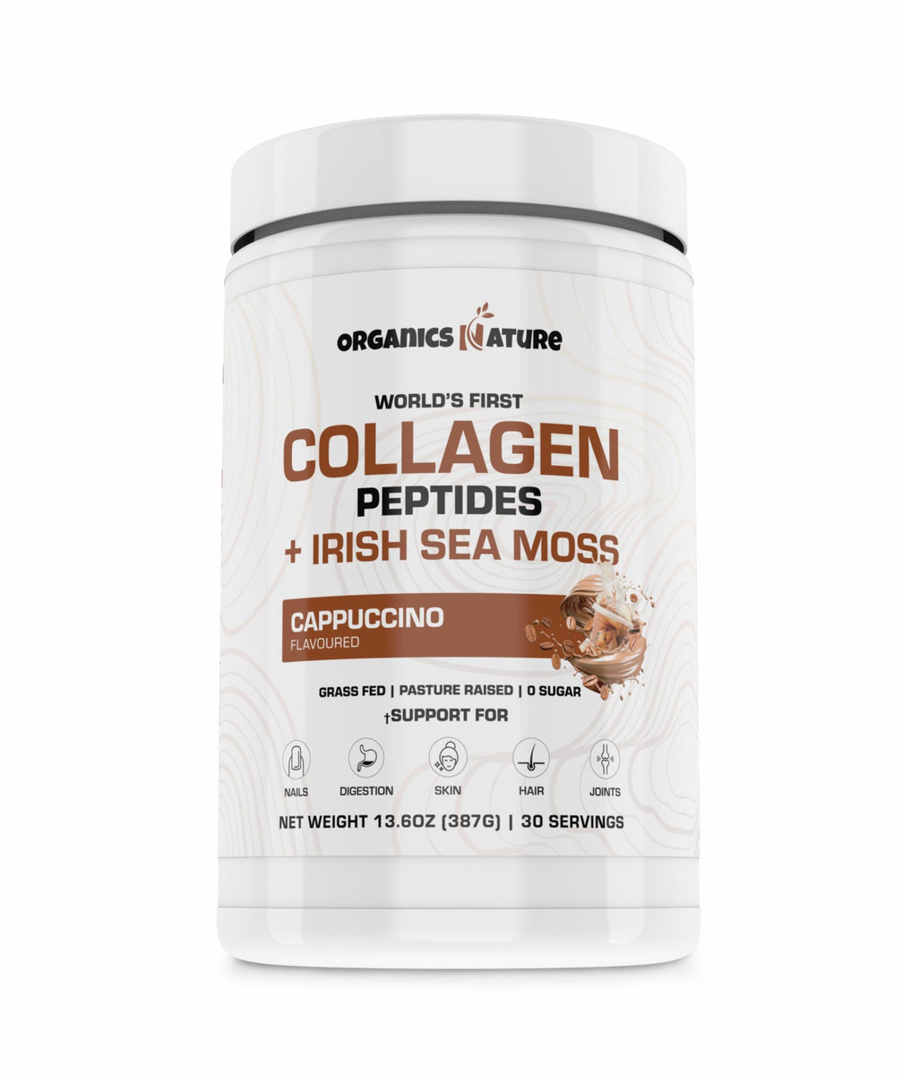 Buy Collagen Peptides With Sea Moss Cappuccino Flavored Collagen Sea