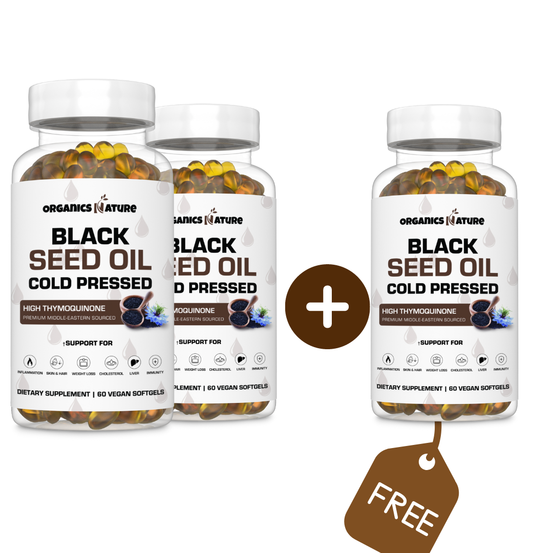 Black Seed Oil Capsules - Cold Pressed | Organics Nature Black seed oil near me