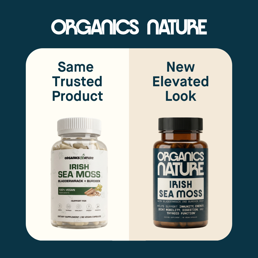 Sea Moss With Bladderwrack & Burdock Root - 1 Bottle