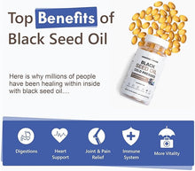 Load image into Gallery viewer, Black Seed Oil Capsules Cold Pressed
