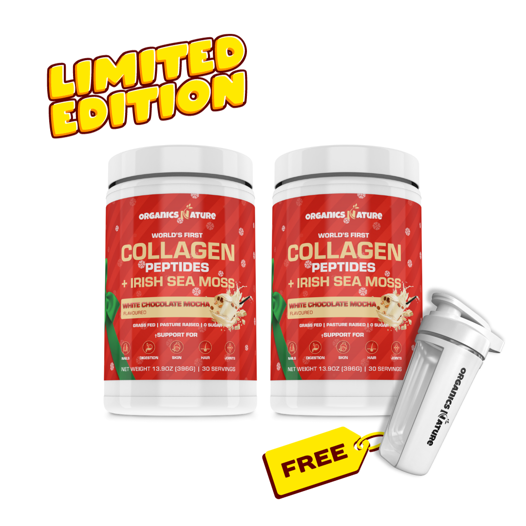 White Chocolate Mocha Collagen Sea Moss - 2 Tubs