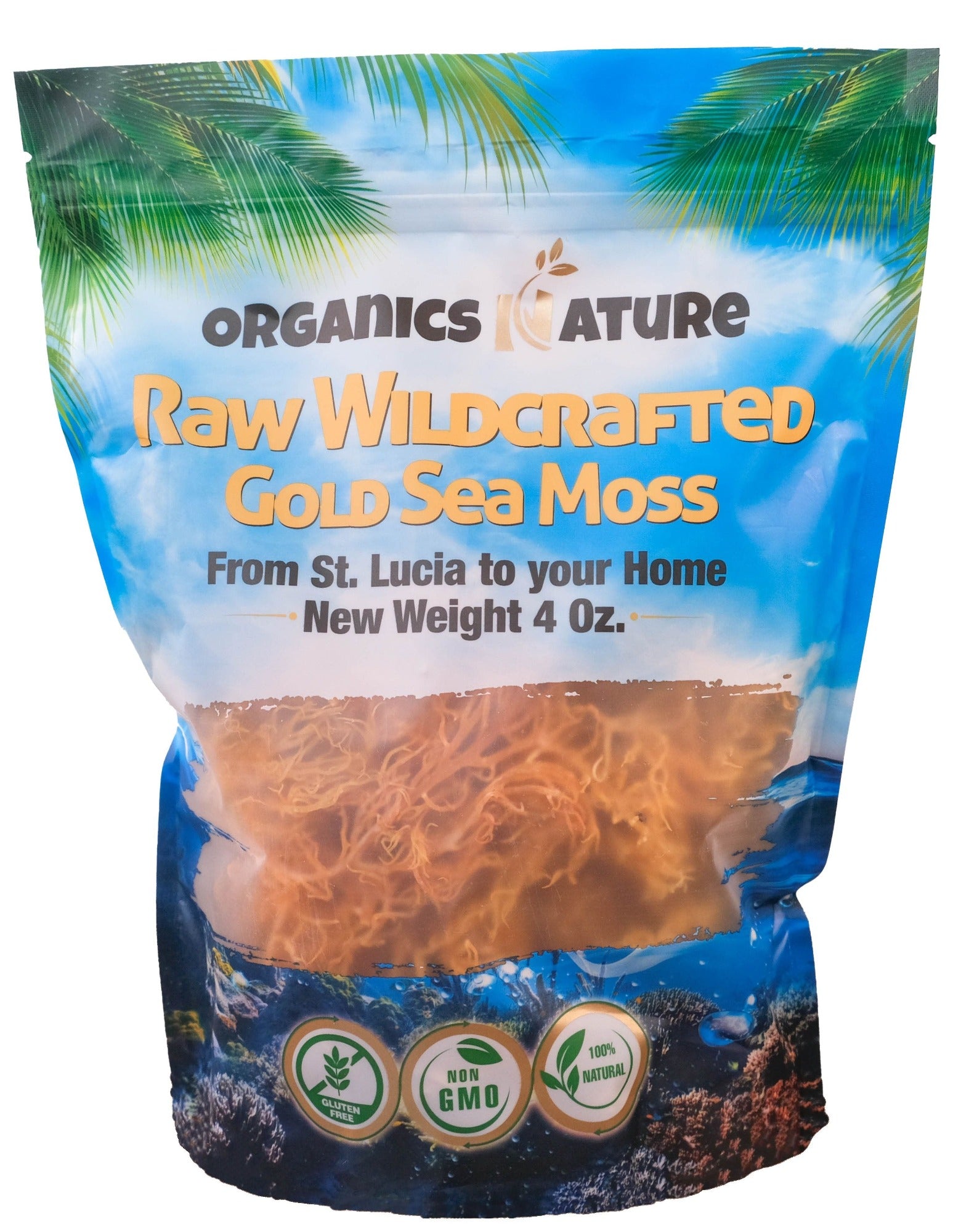 100% Organic Wildcrafted Sea Moss Gel (380g) - Island Moss